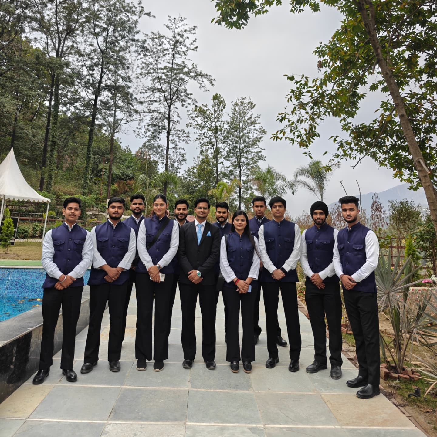 Harmony Hospitality team on field